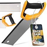 Instalguru Rückensäge Feinsäge 11 TPI 300 mm Holzsäge Gehrungssäge...