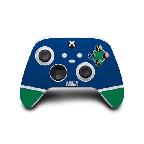 Sticker Xbox Series S NHL Vancouver Canucks pour protéger et relooker une console blanche