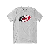 FOCO Carolina Hurricanes NHL Mens Primary Logo T-Shirt - Athletic Heather - L