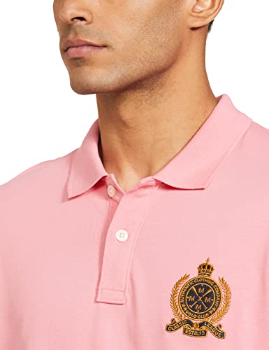 Image of Max Men Cotton Number Sleeve Slim Fit Polo