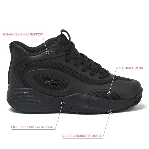 Image of Reebok Open Gym Kids Basketball Shoes for Boys and Girls Sneakers Size Big and Little Kid 11 to 7