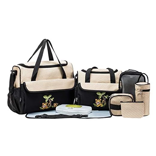 SoHo Animals Diaper Tote Bag 10Pc Value, Tigers