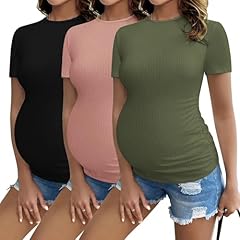 3pcs Black/ Dirty Pink/ Army Green