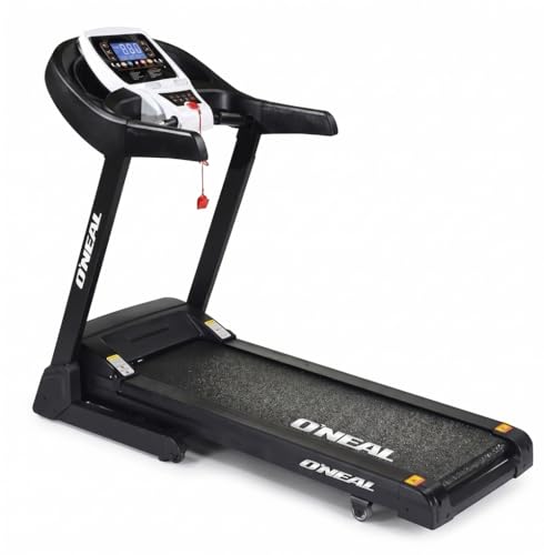 O'Neal Esteira de Corrida BF710 220V com Bluetooth, MP3, Display LCD 7', Inclinação Manual, Motor 1.75HP, Velocidade até 14 km/h