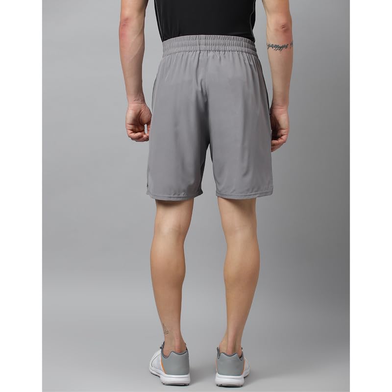 Image of ATICX Polyester Shorts for Men - Quick Dry Lightweight with Zipper Pockets - Gym, Running, Jogging, Training Half Pants for Basketball, Swimming, Badminton, Cycling, Football, Outdoor & Home Wear