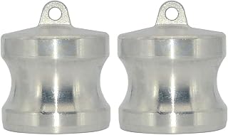 Stainless Steel SS316 Type DP Cam and Groove Hose Fitting,2 Pack Trash Pump Adapter Dust Plug (3 inch)