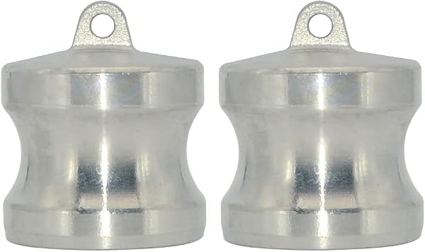 NPTSSFe Stainless Steel SS316 Type DP Cam and Groove Hose Fitting,2 Pack Trash Pump Adapter Dust Plug (3 inch) by NPTSSFe - Used condition - US$16.80