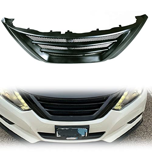 Grille avant noire mate en fibre de verre pour Nissan Altima 2016-2018 design sport