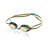 Speedo Jr. Vanquisher 2.0 Mirrored Swim Goggles, Vivid Teal, One Size