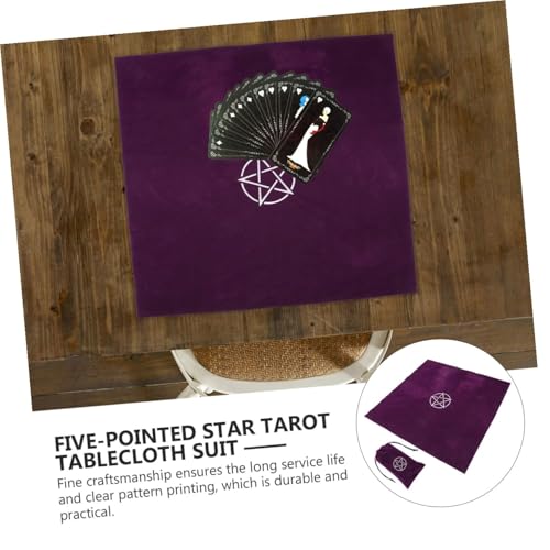 Nappe de divination tarot douce pour protéger vos cartes durant les rituels - 5