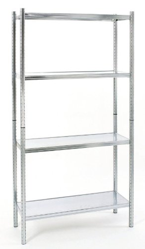 Preisvergleich Produktbild RAACO 135580 Regal mit 4 Ablagen