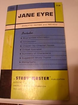 Paperback Jane Eyre Chapter Notes and Criticism (Study Master A rapid review) Book