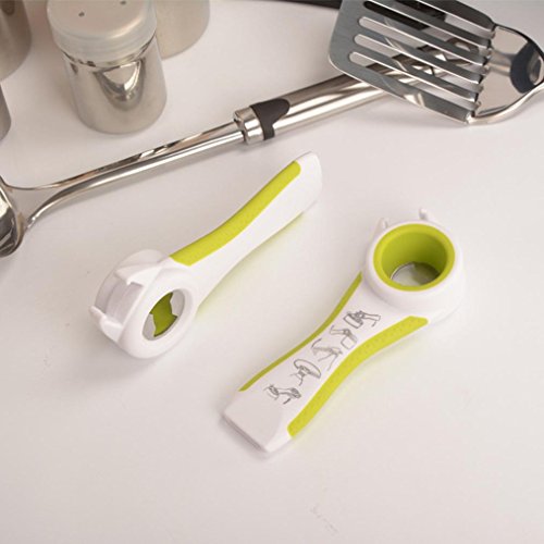 Ninasill ღ ღ Multifunction 5 In 1 Bottles Jars Cans Manual Opener Tool Gadget (Random) #TOP3