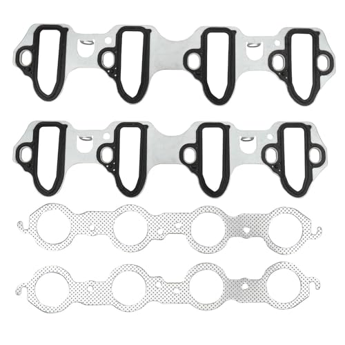 Image of Full Cylinder 6.0L Head Gasket Set with ES72220 Bolts Intake Manifold Oil Pan Compatible with GMC Chevy Cadillac Hummer Saab 2004 2005 2006 2007 2008 2009