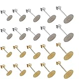 MATERIAL: Diese Ohrstecker und Ohrringsicherheitsrücken sind aus rostfreiem Stahl gefertigt, korrosions- und schmutzabweisend, langlebig und robust, leicht und benutzerfreundlich.