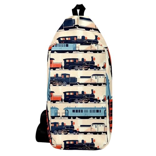 Sac à dos rétro en forme de train pour colorer vos trajets urbains quotidiens