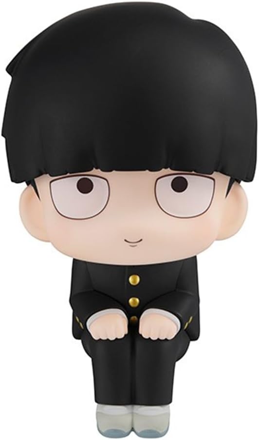 QAHEART 2PCS Mob Figure Reigen Arataka Look Up Figure, 11cm Kageyama Shigeo Action Figure Model Statue Cake Topper Decoration Handmade Collectible Gifts for Fans