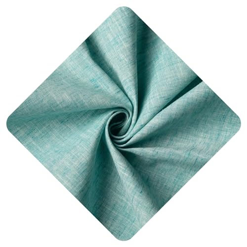 Image of Unstitched Cotton Fabric for Men and Women - Light Weight Self Pattern Khadi Cotton Fabric Material (5 Meter, Light Blue)