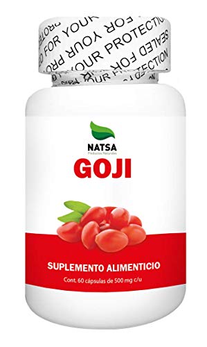 Vitamínicos, NATSA Goji 60 cápsulas, calidad Premium