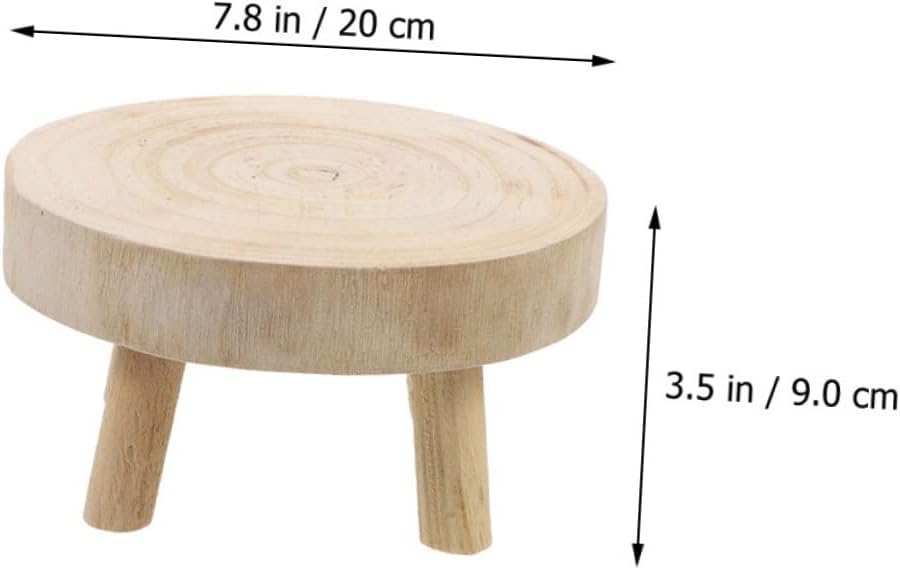 2pcs Wooden Plant Stand for Indoor Plants High Holder Storage for Flower Pots Suitable for Balcony and Garden Decoration