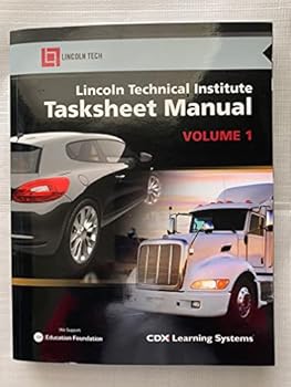 Paperback Lincoln Tech- Task Sheet Manual Vol 1 2e Book