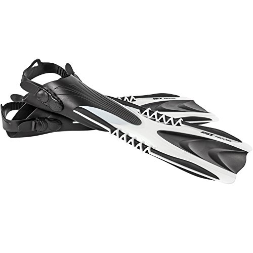 Ist Cf30 Speedy Open Heel Snorkeling Fins (White, S/M) #TOP1