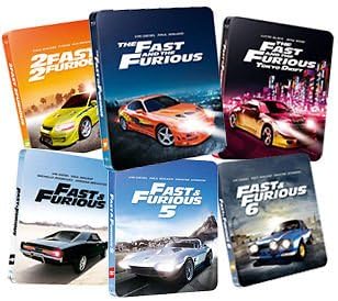 The Fast and the Furious 1-6 - Limited Edition Steelbook Blu-ray Collection (Includes UltraViolet Copies)