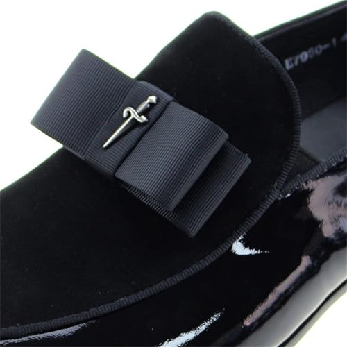 Santimon Men's Loafers Silp On Formal Dress Plain Toe Modern Suit Shoes Mens Fashion Genunie Leather Mocasines Prom Wedding Business Causal Penny Loafers Comfortable Tuxedo Shoes for Men4