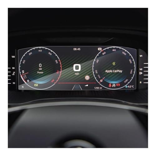 Film de protection en verre trempé pour l'écran GPS et tableau de bord Skoda Octavia MK4 2020