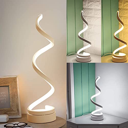 Lampada da tavolo a LED dimmerabile, a spirale, 20...