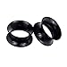 Oyaface Mixed Colors Extra Soft Silicone Ear Gauges Set Flesh Tunnels For Ears 2G-3/4 inch
