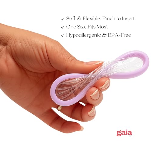 Image of Disposable Menstrual Discs - 12 Count | 12-Hour Leak Protection | Comfortable, Mess-Free Period Care | Feminine Hygiene Alternative to Tampons & Cups