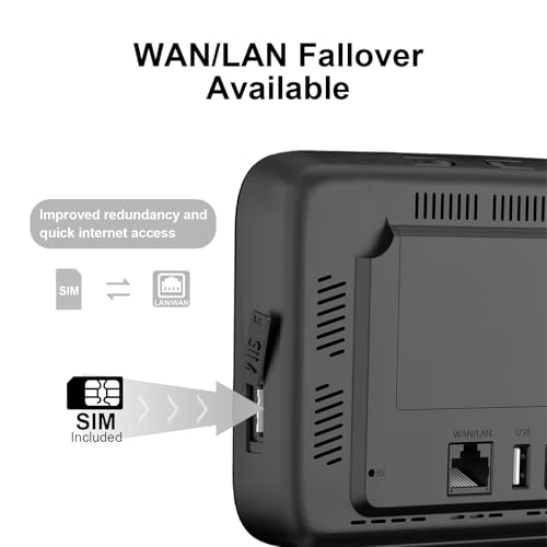 Image of KiwiSIM 4G LTE WiFi Router with 5GB Data Card, Portable Modem WiFi Router, 300Mbps WiFi, Supports Verizon, AT&T and T-Mobile, 3000mAh Battery, WiFi Mobile Hotspot Router for Home /Office /RV /Camping