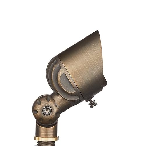 Volt Cast Brass G4 Infiniti 30 (350 Lumens) 12V Integrated Led Outdoor Spotlight 4-Pack Kit #TOP4