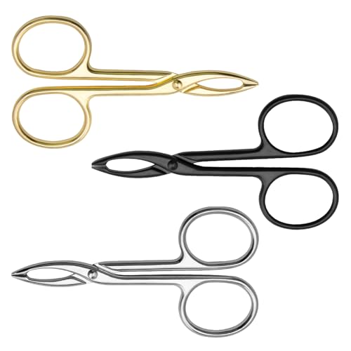 Pinzas de precisión para cejas en juego portátil de 3 colores para retoques y cuidado facial