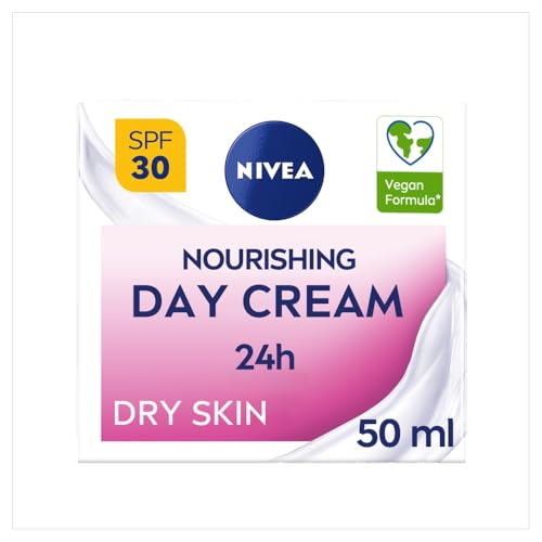 NIVEA 24h Nourishing Day Cream Moisturizer SPF30 (50ml), Hydrating Face Moisturizer with Factor 30 Sun Protection… – Ansicht 1