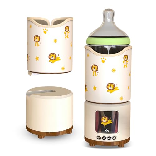 Mobiler Flaschenwärmer Baby, Unterwegs Tragbarer Baby Milchwärmer mit 4 Temperaturstufen 40 55 C Weißem Rauschen Bluetooth LCD Display babymilch zubereiter 5800mAh Akku Type C flaschenwärmer akku Mobiler Flaschenwärmer Baby, Unterwegs Tragbarer Baby Milchwärmer mit 4 Temperaturstufen 40 55 C Weißem Rauschen Bluetooth LCD Display babymilch zubereiter 5800mAh Akku Type C flaschenwärmer akku