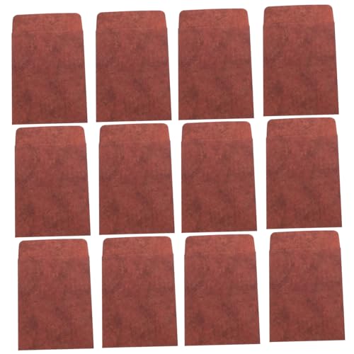 GANAZONO 50個 入りヴィンテージ牛皮紙封筒 小型種子収納用封筒 多用途シン