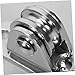 ULTECHNOVO 10sets Rope Pulley Blocks Heavy Duty Cable Pulleys Ceiling Mount Quiet Operation Wear-Resistant Stainless Steel for Home Industry and Outdoor Use