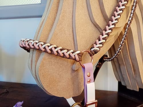 Cabezada Aguzzi para caballo de Biothane Basic y Paracord 550 hecho a mano 7