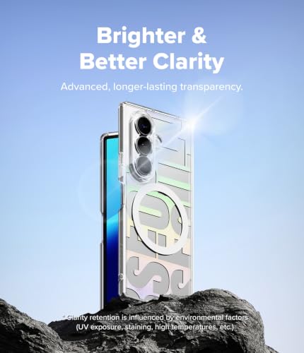 Image of Ringke Fusion Design Magnetic for Samsung Galaxy Z Fold 8 Ultra Case Cover | Seoul Design, Magnetic, Compatible with MagSafe, Shockproof, Hard Back, Flexible TPU Bumper, Precise Cutouts, Original Form
