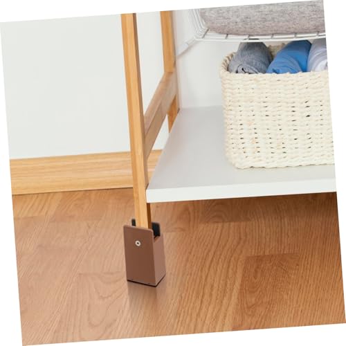 Rehausseurs de pieds marron pour optimiser le confort des bureaux et hôtels