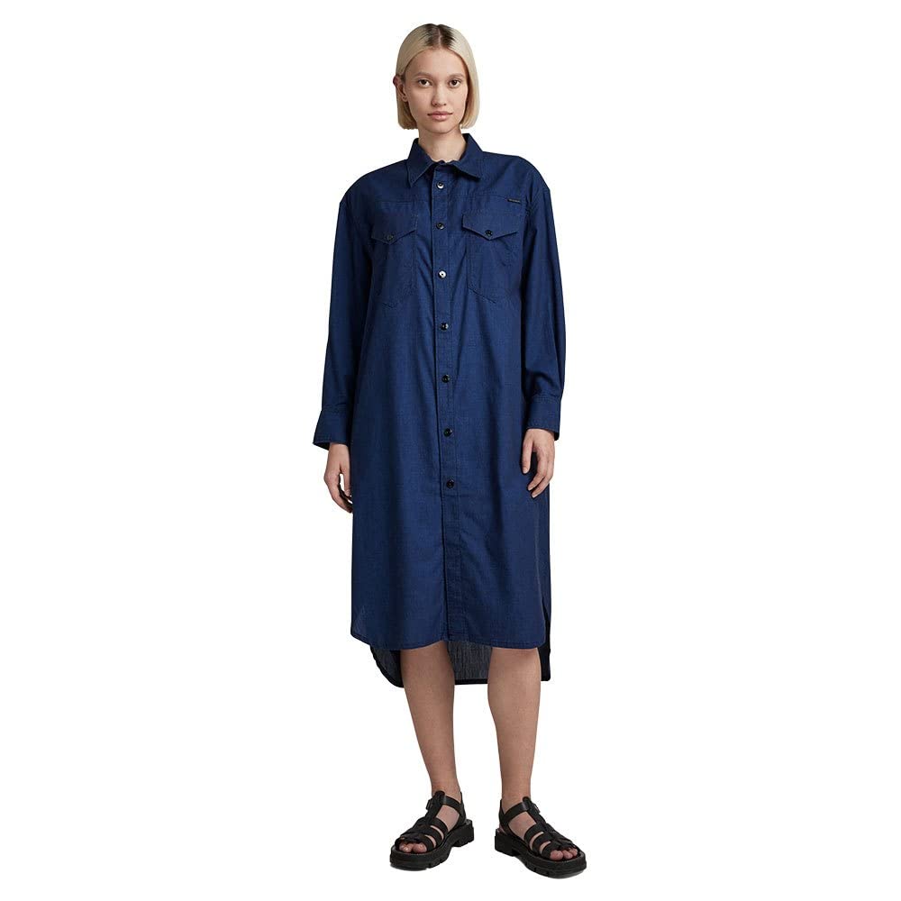 Long Western Shirt Evergreen · D22983-D309-082