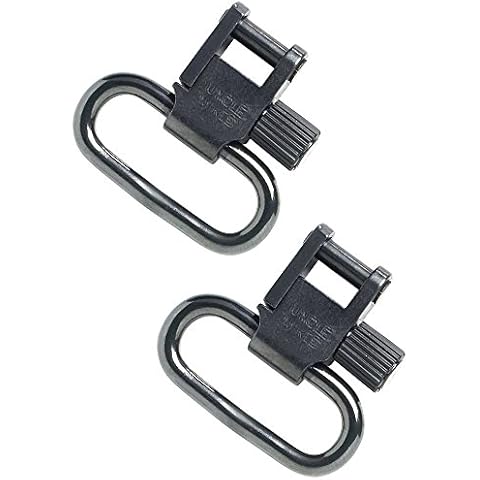 Uncle Mike's unisex adult Tri-Lock Blued 1', Clam QD Swivel Non Tri Lock, Black, 1 US Cover