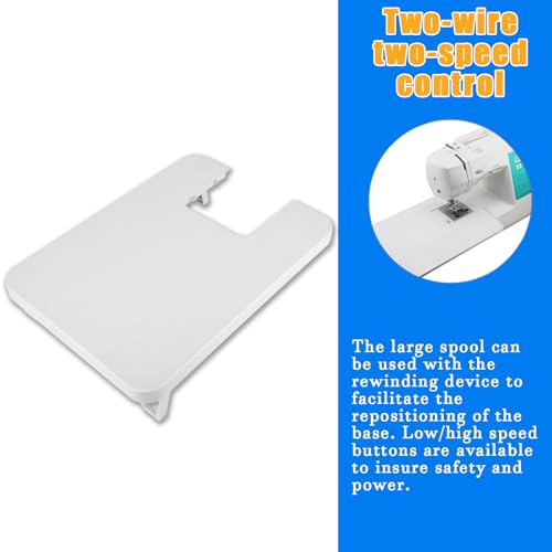 lvifloae Sewing Table Sewing Machine Extension Table Mini Desktop Sewing Machine with Extension Board Household Universal ABS Plastic
