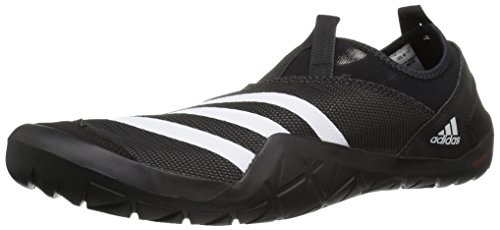 adidas Outdoor Men's Climacool Jawpaw Slip-On Water Shoe, Black/White/Utility Black, 6 M US