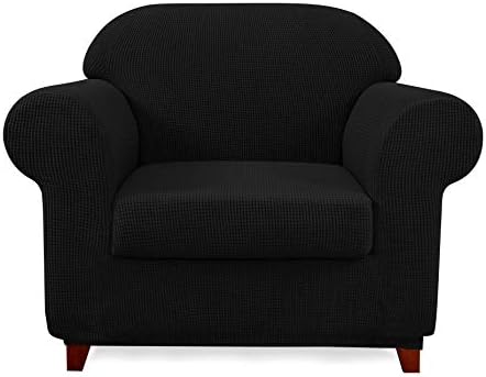 subrtex 3-Seater Sofa Cover with 3 Separate Cushion Covers, Stretch Sofa Slipcover Replacement Furniture Protector (Sofa, Teal)