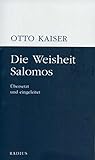 kaiser otto ii  Die Weisheit Salomos: Übersetzt und eingeleitet
