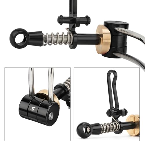 Abrazadera para bicicleta con clip de tubo de sillín y liberación rápida 8