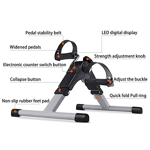 Ejercitador plegable para brazos y piernas con pantalla digital miniatura 3
